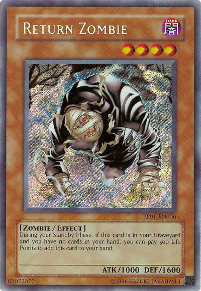 Return Zombie [PP01-EN006] Secret Rare | Gam3 Escape