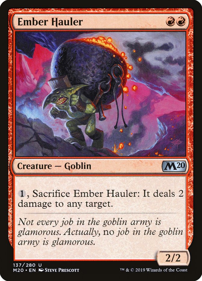 Ember Hauler [Core Set 2020] | Gam3 Escape