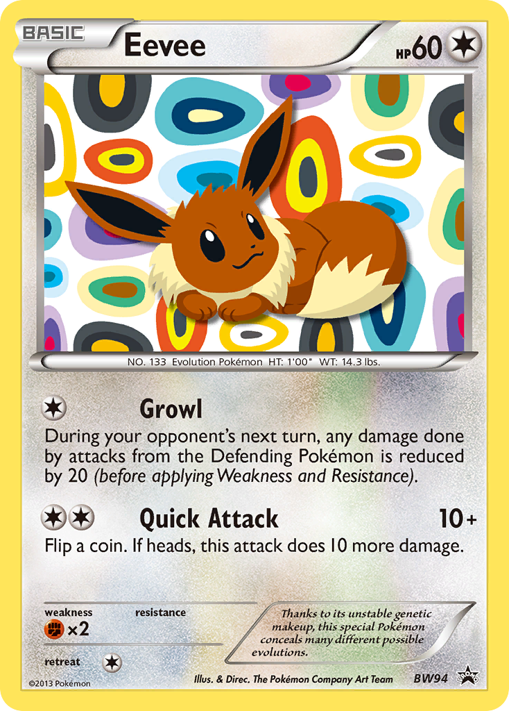 Eevee (BW94) [Black & White: Black Star Promos] | Gam3 Escape