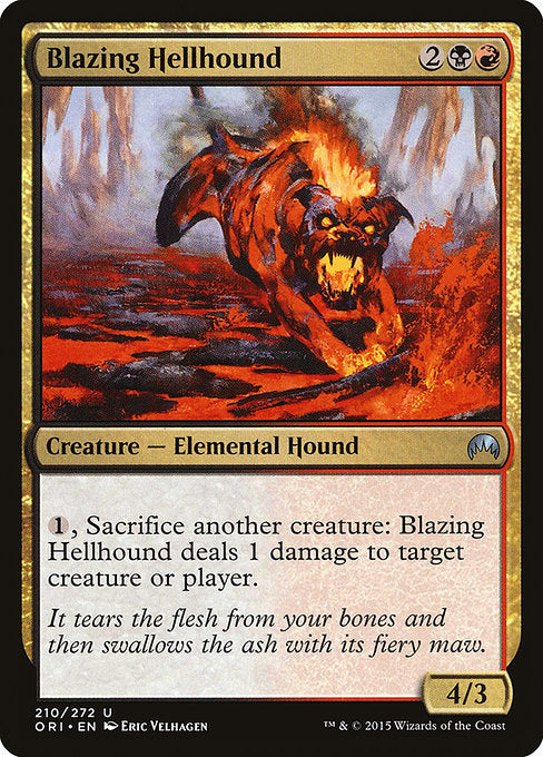 Blazing Hellhound [Magic Origins] | Gam3 Escape