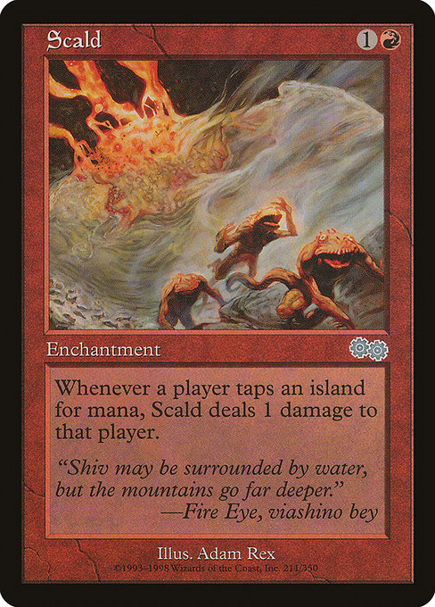 Scald [Urza's Saga] | Gam3 Escape