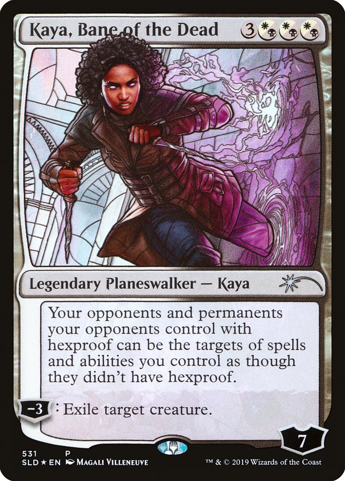 Kaya, Bane of the Dead (Stained Glass) [Secret Lair Drop Promos] | Gam3 Escape