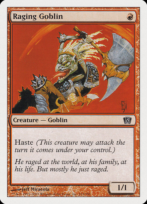 Raging Goblin [Eighth Edition] | Gam3 Escape