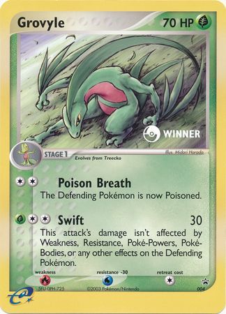 Grovyle (004) (Jumbo Card) [Nintendo: Black Star Promos] | Gam3 Escape