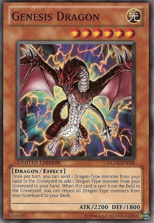 Genesis Dragon [GLD4-EN028] Common | Gam3 Escape