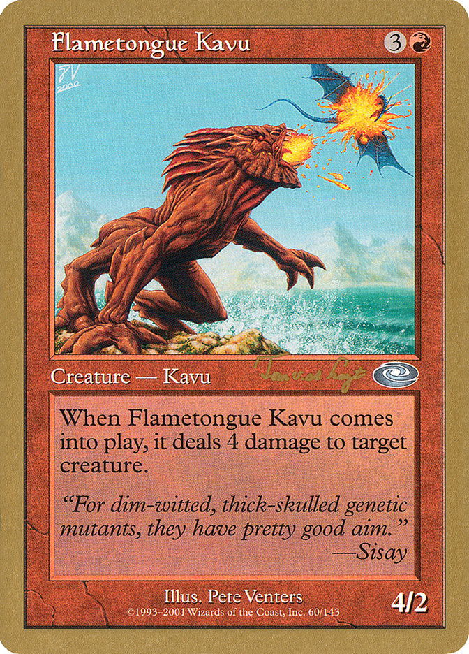 Flametongue Kavu (Tom van de Logt) [World Championship Decks 2001] | Gam3 Escape