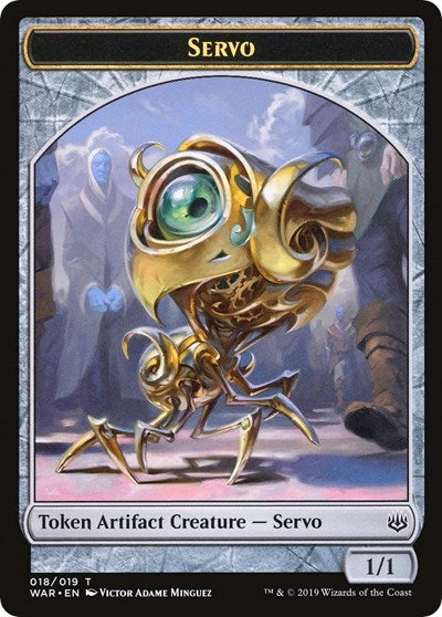 Servo // Wizard Double-sided Token (Challenger 2020) [Unique and Miscellaneous Promos] | Gam3 Escape