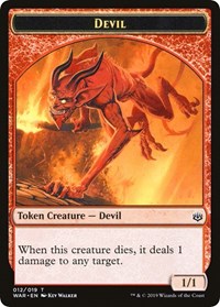 Devil // Satyr Double-sided Token (Challenger 2020) [Unique and Miscellaneous Promos] | Gam3 Escape