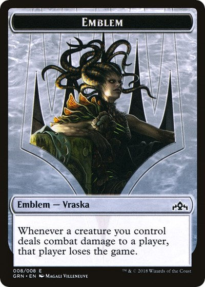 Vraska Emblem // Human Double-sided Token (Challenger 2020) [Unique and Miscellaneous Promos] | Gam3 Escape