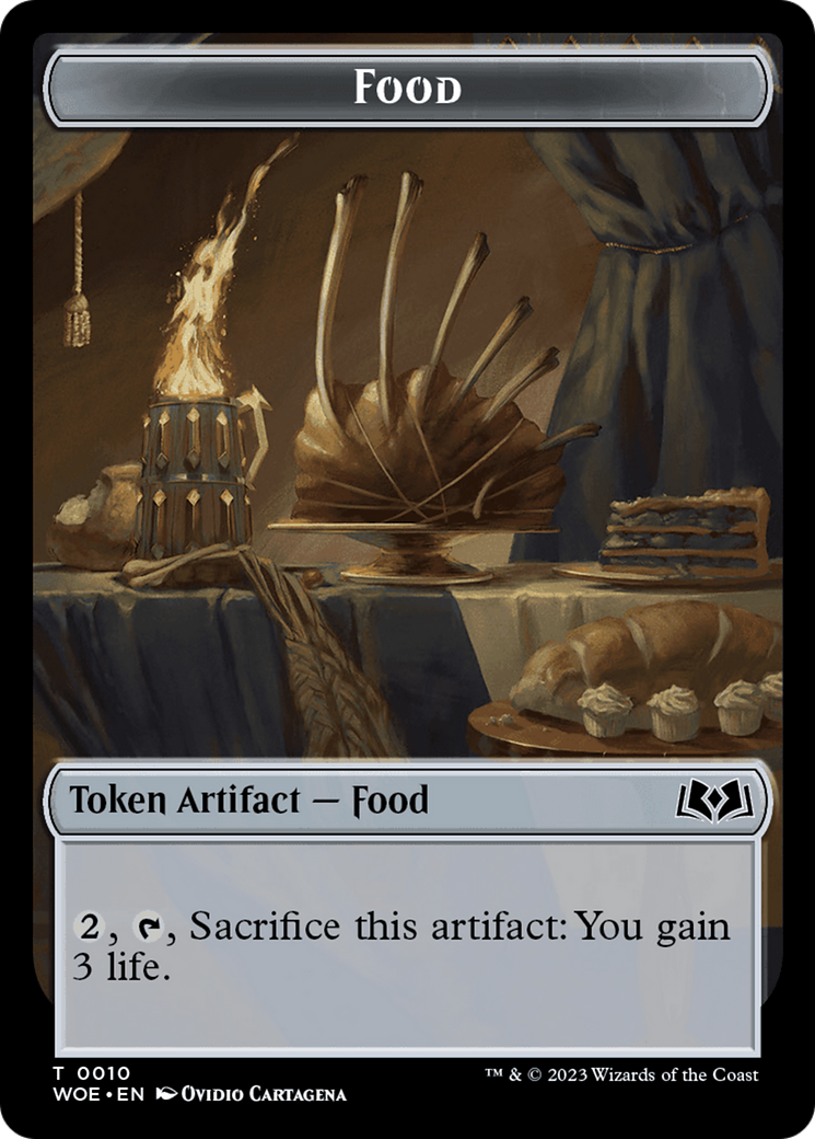 Faerie // Food (0010) Double-Sided Token [Wilds of Eldraine Tokens] | Gam3 Escape