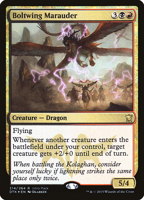 Boltwing Marauder [Dragons of Tarkir Promos] | Gam3 Escape