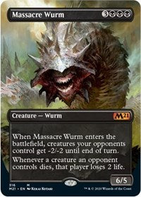 Massacre Wurm (Alternate Art) [Core Set 2021] | Gam3 Escape