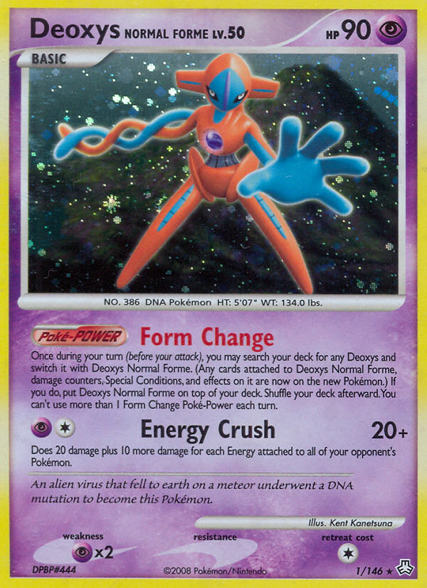 Deoxys Normal Forme (1/146) [Diamond & Pearl: Legends Awakened] | Gam3 Escape