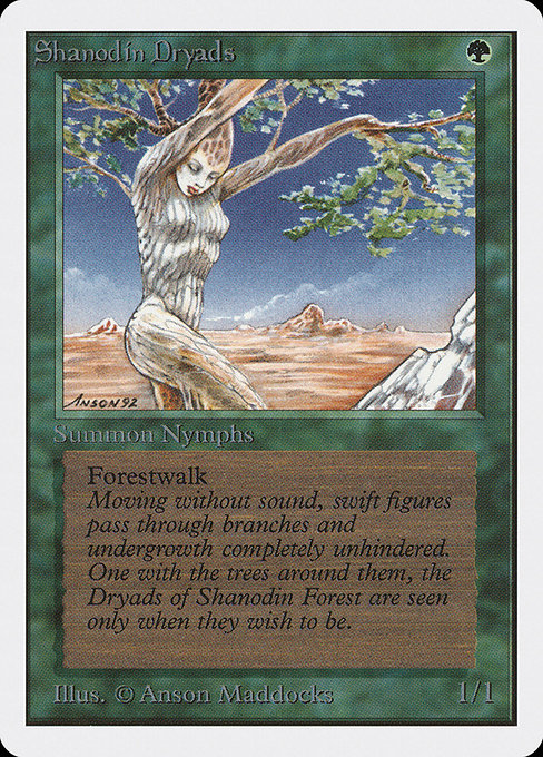 Shanodin Dryads [Unlimited Edition] | Gam3 Escape