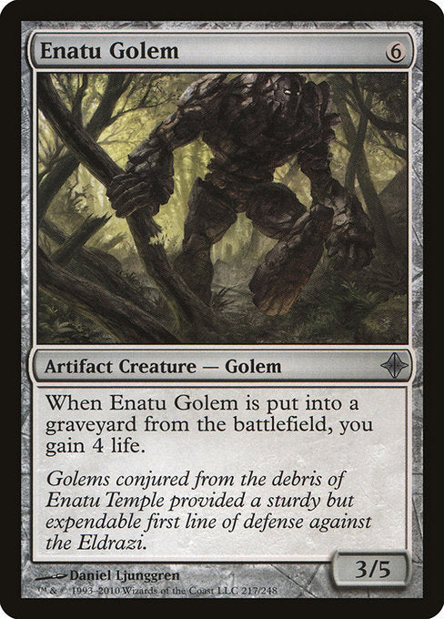 Enatu Golem [Rise of the Eldrazi] | Gam3 Escape