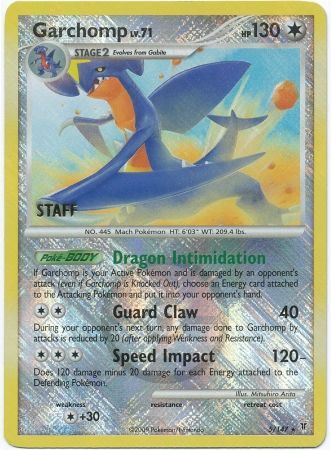 Garchomp (5/147) (Championship Promo Staff) [Platinum: Supreme Victors] | Gam3 Escape