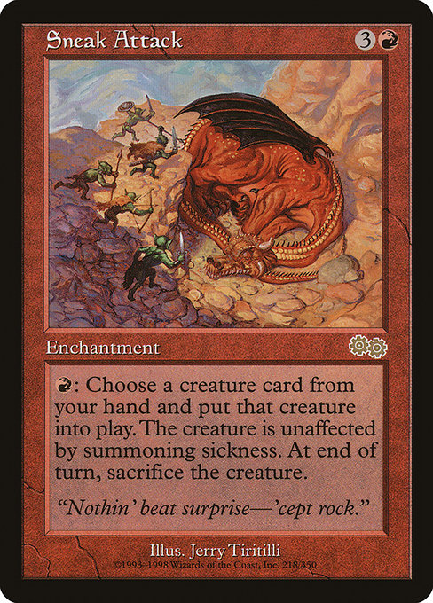 Sneak Attack [Urza's Saga] | Gam3 Escape