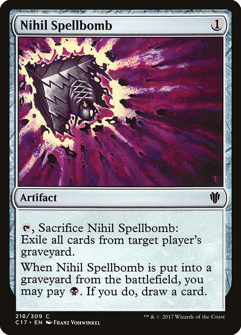 Nihil Spellbomb [Commander 2017] | Gam3 Escape