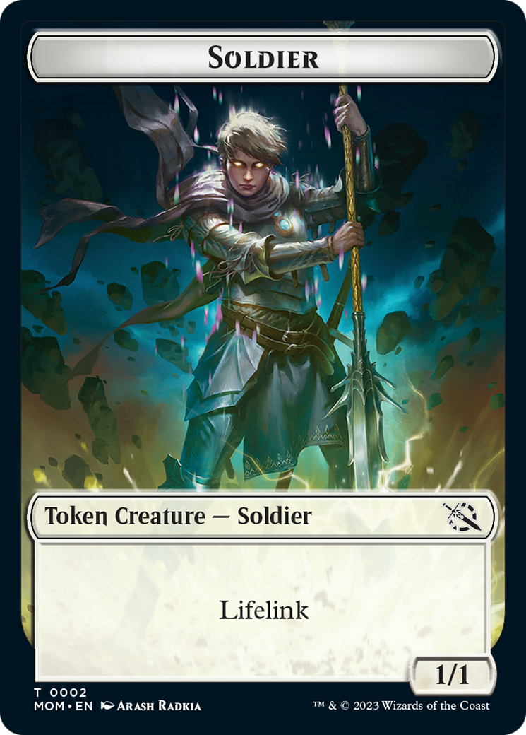 Soldier Token [March of the Machine Tokens] | Gam3 Escape