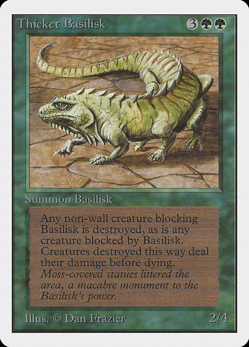 Thicket Basilisk [Unlimited Edition] | Gam3 Escape