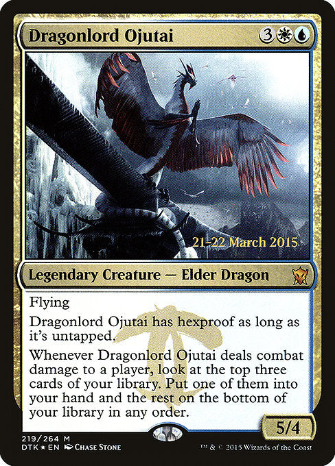 Dragonlord Ojutai [Dragons of Tarkir Promos] | Gam3 Escape