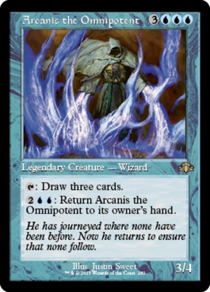 Arcanis the Omnipotent (Retro) [Dominaria Remastered] | Gam3 Escape