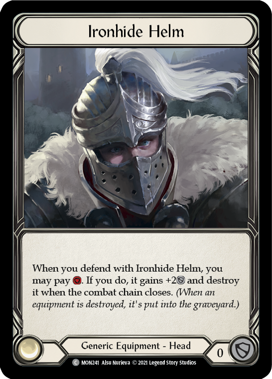 Ironhide Helm (Cold Foil) [MON241-CF] 1st Edition Cold Foil | Gam3 Escape