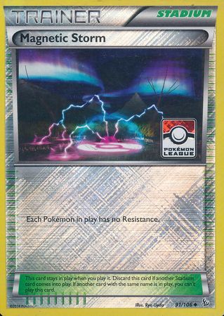 Magnetic Storm (91/106) (League Promo) [XY: Flashfire] | Gam3 Escape