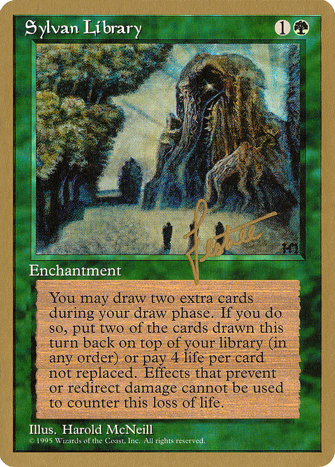 Sylvan Library (Bertrand Lestree) [Pro Tour Collector Set] | Gam3 Escape