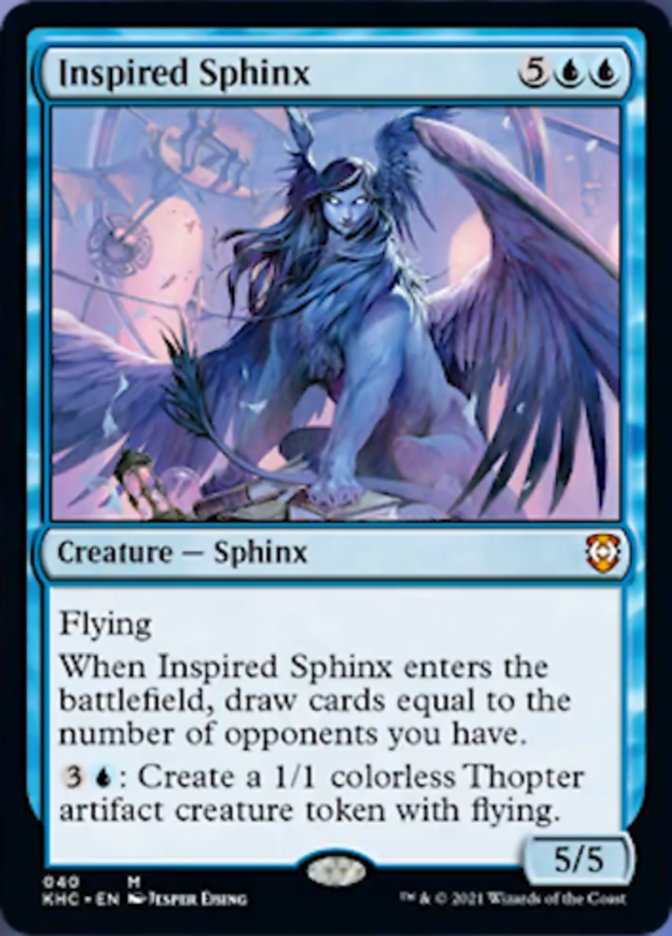 Inspired Sphinx [Kaldheim Commander] | Gam3 Escape
