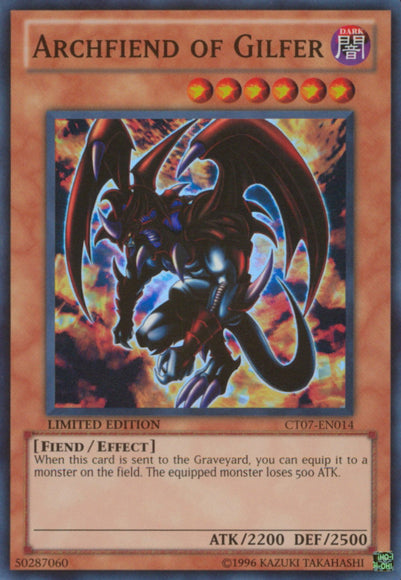 Archfiend of Gilfer [CT07-EN014] Super Rare | Gam3 Escape