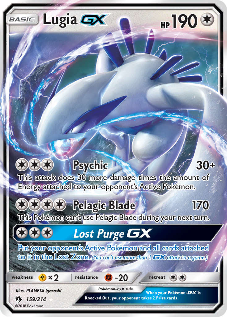 Lugia GX (159/214) [Sun & Moon: Lost Thunder] | Gam3 Escape