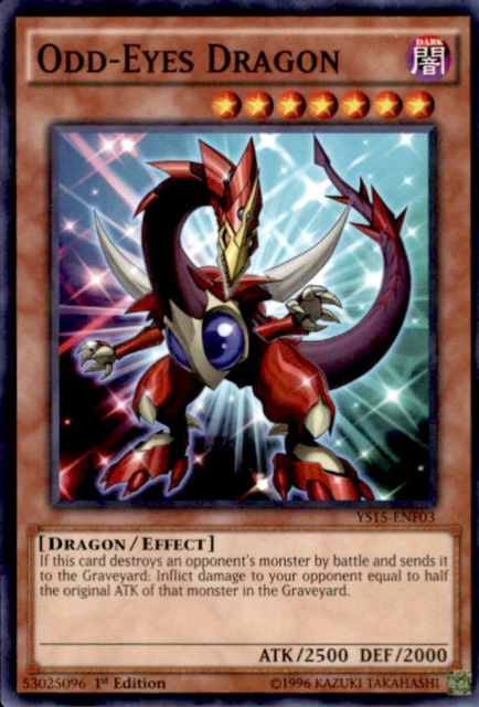 Odd-Eyes Dragon [YS15-ENF03] Shatterfoil Rare | Gam3 Escape