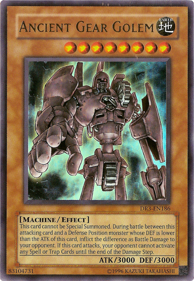 Ancient Gear Golem [DR3-EN186] Ultra Rare | Gam3 Escape