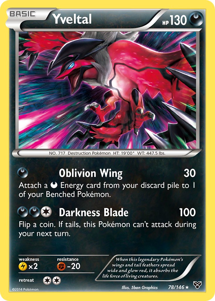 Yveltal (78/146) (Theme Deck Exclusive) [XY: Base Set] | Gam3 Escape