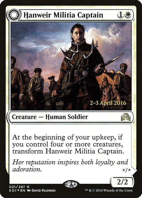 Hanweir Militia Captain // Westvale Cult Leader [Shadows over Innistrad Promos] | Gam3 Escape