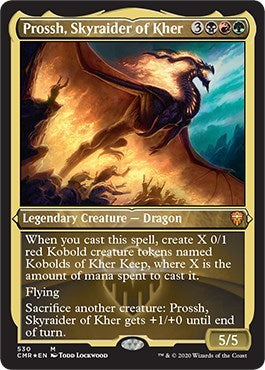 Prossh, Skyraider of Kher (Foil Etched) [Commander Legends] | Gam3 Escape