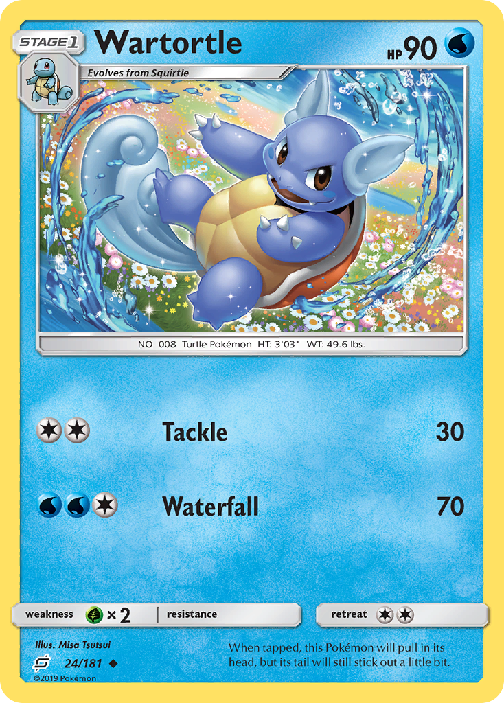 Wartortle (24/181) [Sun & Moon: Team Up] | Gam3 Escape