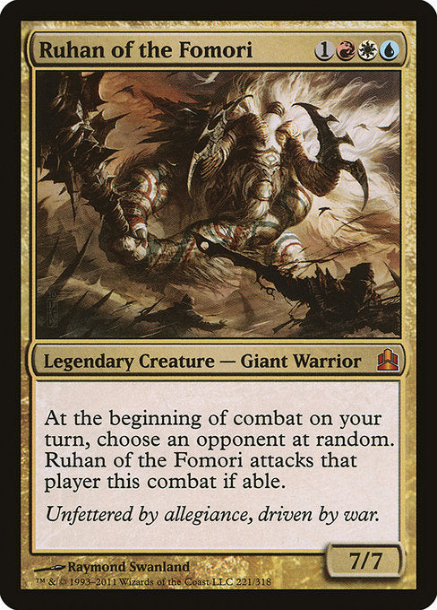 Ruhan of the Fomori [Commander 2011] | Gam3 Escape