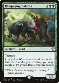 Rampaging Baloths [Zendikar Rising Commander] | Gam3 Escape