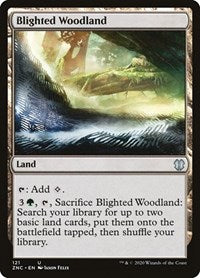 Blighted Woodland [Zendikar Rising Commander] | Gam3 Escape