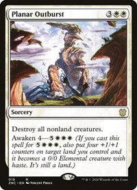 Planar Outburst [Zendikar Rising Commander] | Gam3 Escape