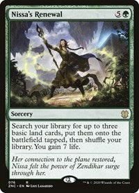 Nissa's Renewal [Zendikar Rising Commander] | Gam3 Escape