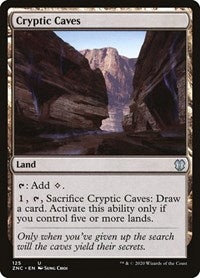 Cryptic Caves [Zendikar Rising Commander] | Gam3 Escape