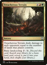 Treacherous Terrain [Zendikar Rising Commander] | Gam3 Escape