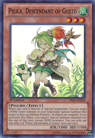 Pilica, Descendant of Gusto [PRIO-EN029] Super Rare | Gam3 Escape