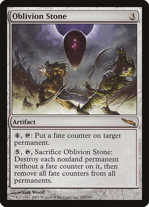Oblivion Stone [Mirrodin] | Gam3 Escape