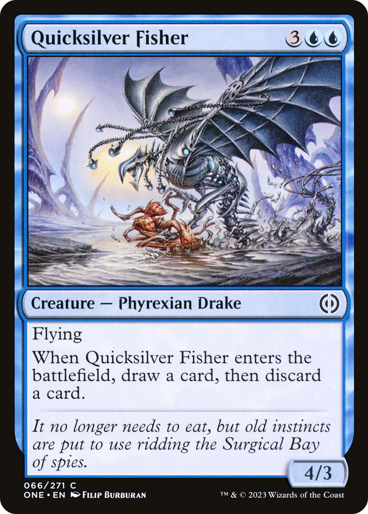 Quicksilver Fisher [Phyrexia: All Will Be One] | Gam3 Escape