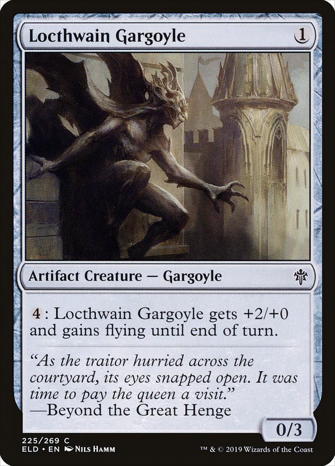 Locthwain Gargoyle [Throne of Eldraine] | Gam3 Escape
