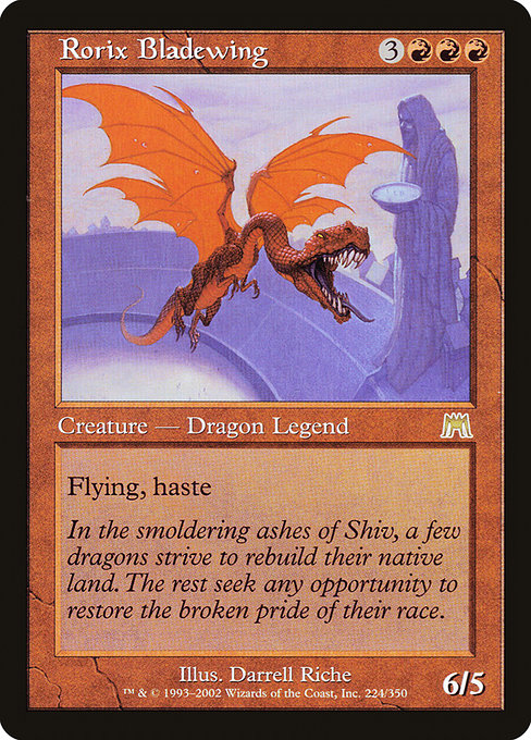 Rorix Bladewing [Onslaught] | Gam3 Escape